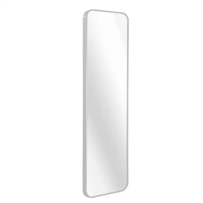 Specchio rettangolare a figura intera, 47x14'' da parete infrangibile con cornice in alluminio, specchio da porta adatto per l'arredamento moderno della casa