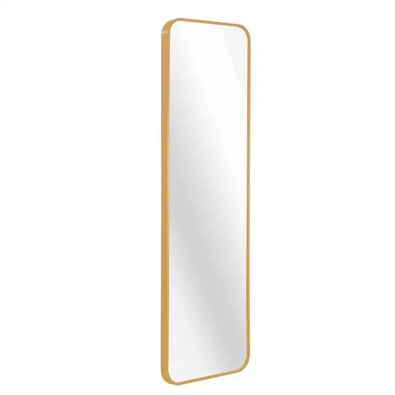 Specchio rettangolare a figura intera, 47x14'' da parete infrangibile con cornice in alluminio, specchio da porta adatto per l'arredamento moderno della casa