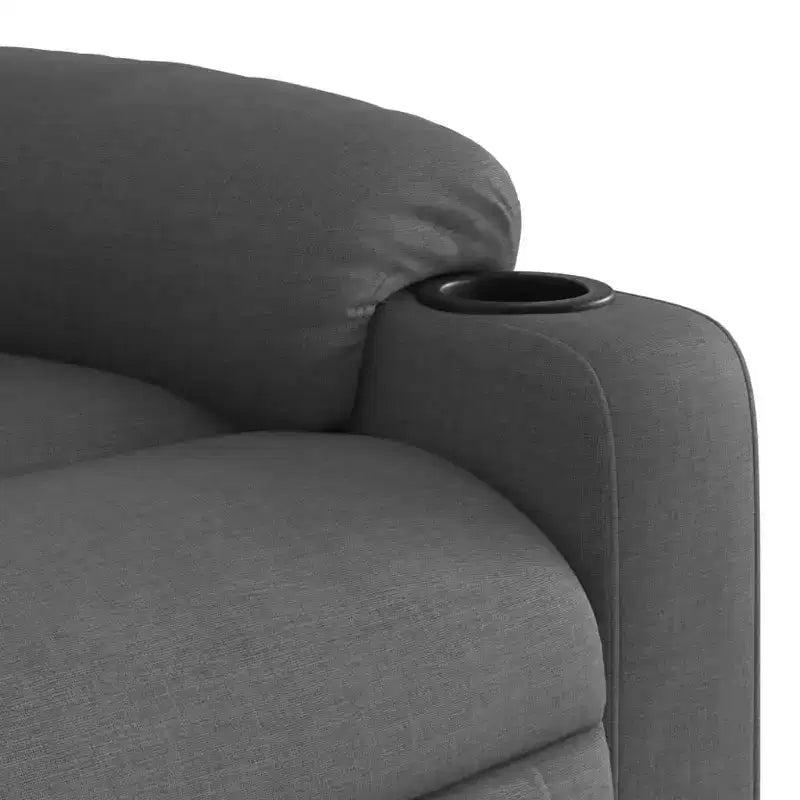 Poltrona massaggiante reclinabile - Grigio scuro reclinazione manuale