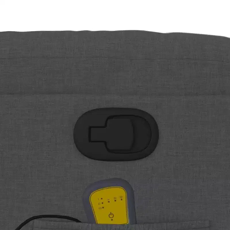 Poltrona massaggiante reclinabile - Grigio scuro reclinazione manuale