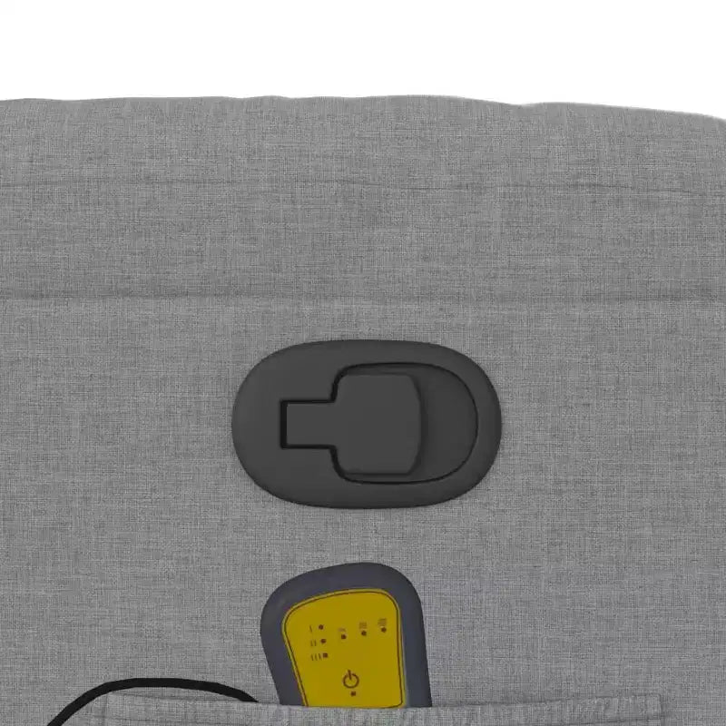 Poltrona massaggiante reclinabile - Grigio scuro reclinazione manuale
