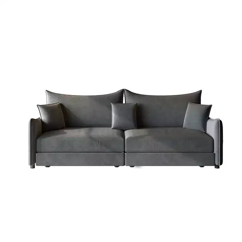 Divano moderno a 3 posti in velluto, divano letto estraibile king-size, divano letto convertibile 3-in-1 con 3 cuscini
