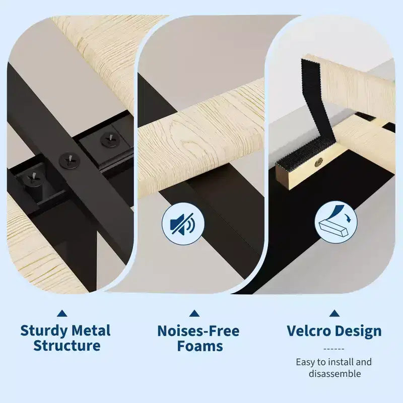 Letto a giorno singolo con cassetti contenitori, struttura letto angolare imbottita in velluto con sponde, grigio chiaro o beige