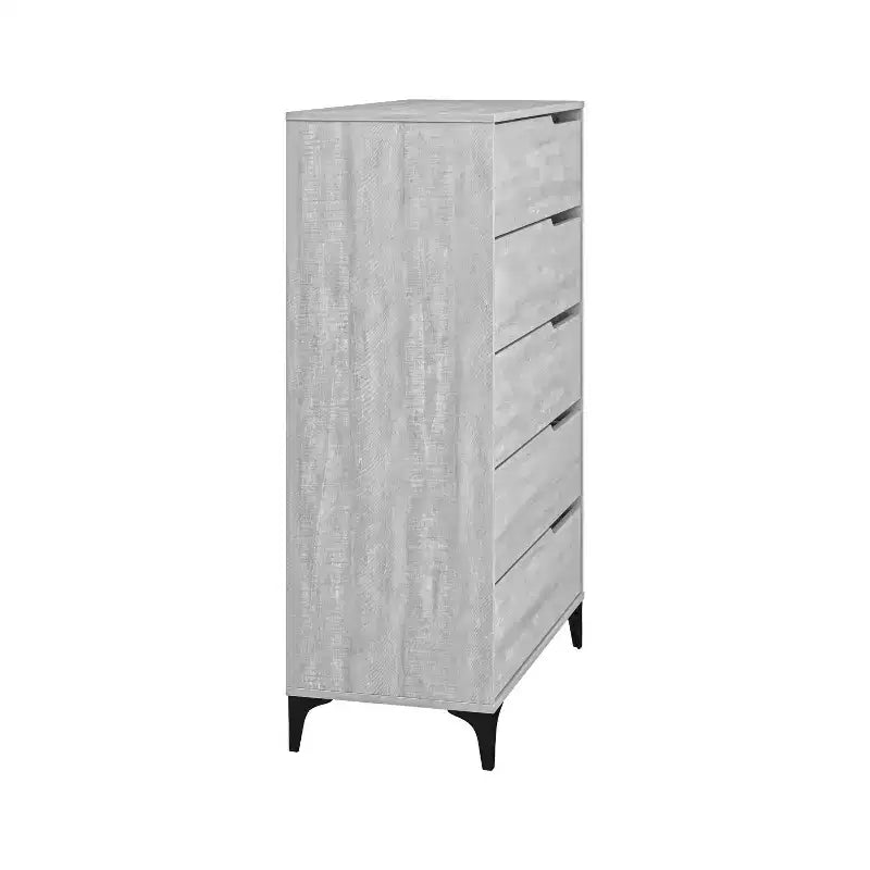 Cassettiera a 5 cassetti con guide metalliche 78 P 39,6 L 117,8 H cm