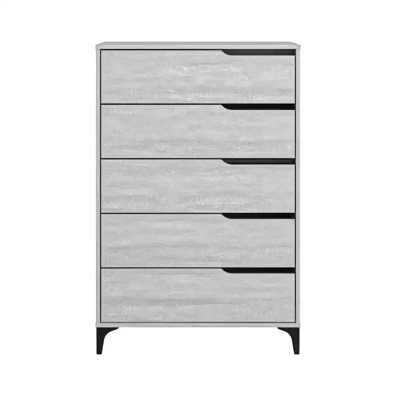 Cassettiera a 5 cassetti con guide metalliche 78 P 39,6 L 117,8 H cm