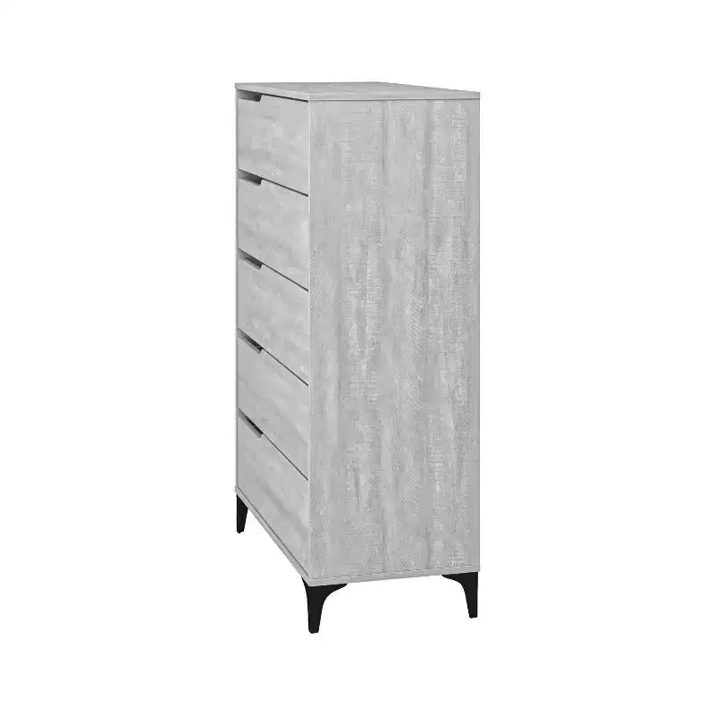 Cassettiera a 5 cassetti con guide metalliche 78 P 39,6 L 117,8 H cm