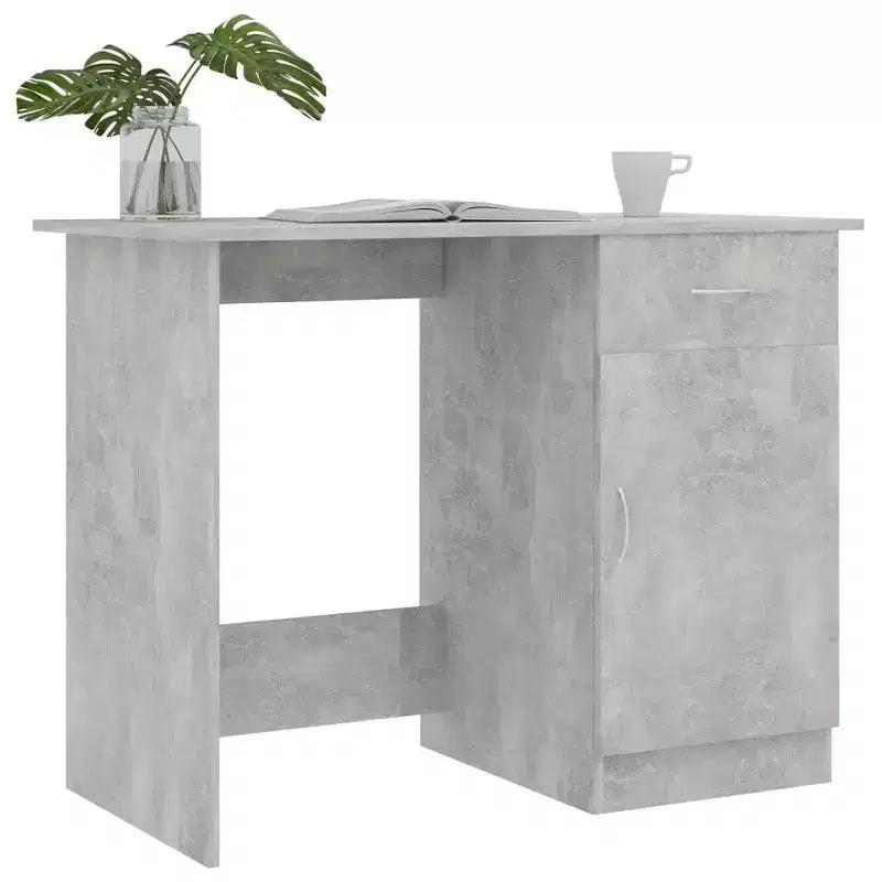 Scrivania Scrivania standard in legno composito grigio Sonoma