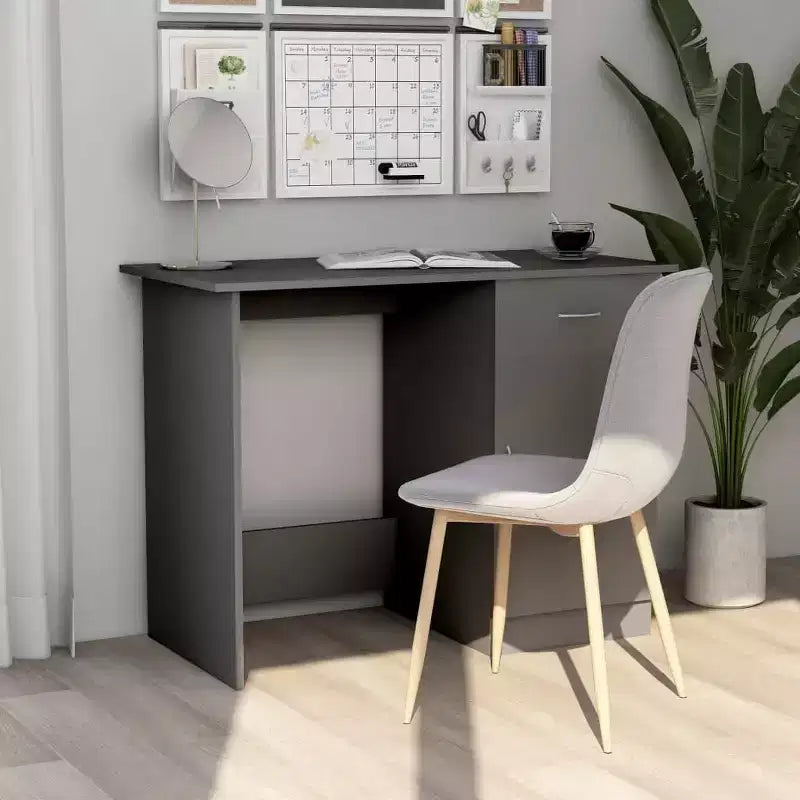 Scrivania Scrivania standard in legno composito grigio Sonoma