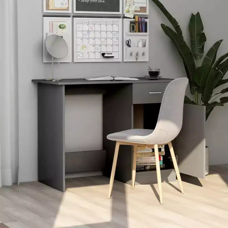 Scrivania Scrivania standard in legno composito grigio Sonoma