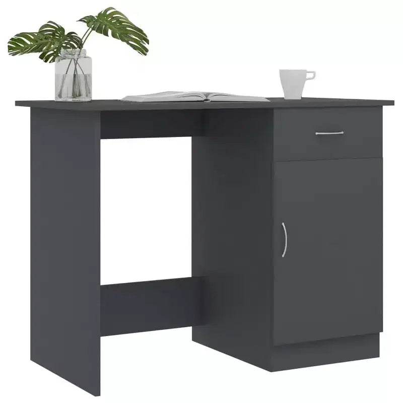 Scrivania Scrivania standard in legno composito grigio Sonoma