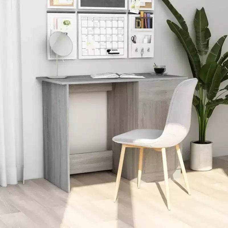 Scrivania Scrivania standard in legno composito grigio Sonoma