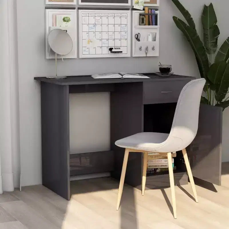 Scrivania Scrivania standard in legno composito grigio Sonoma