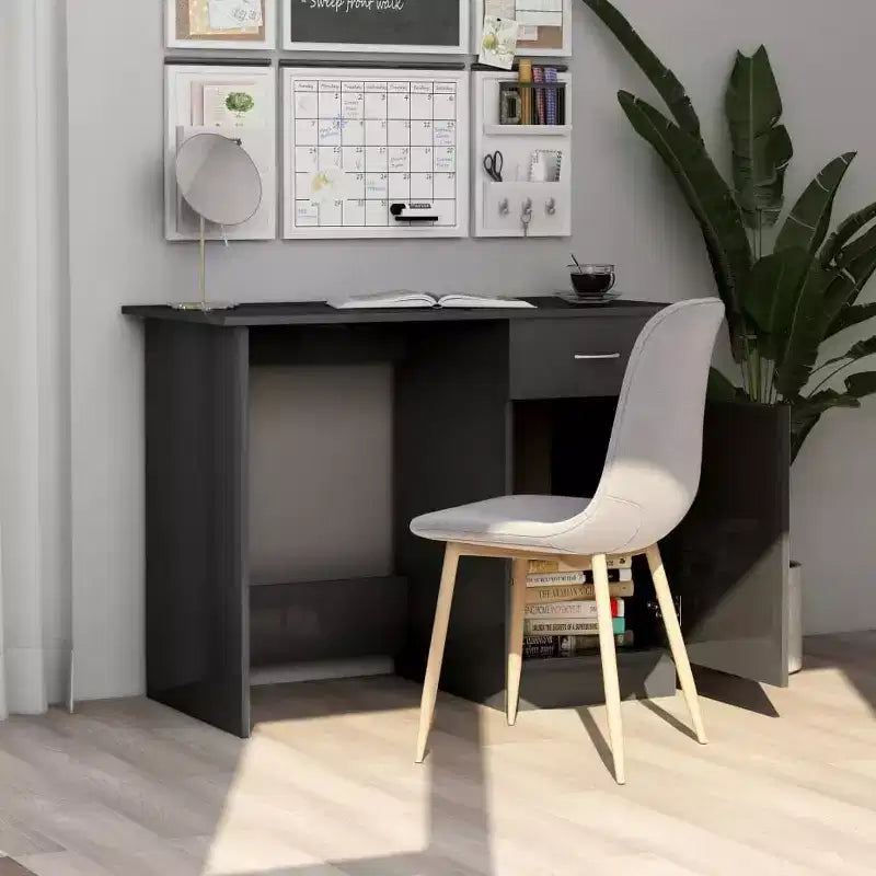 Scrivania Scrivania standard in legno composito grigio Sonoma