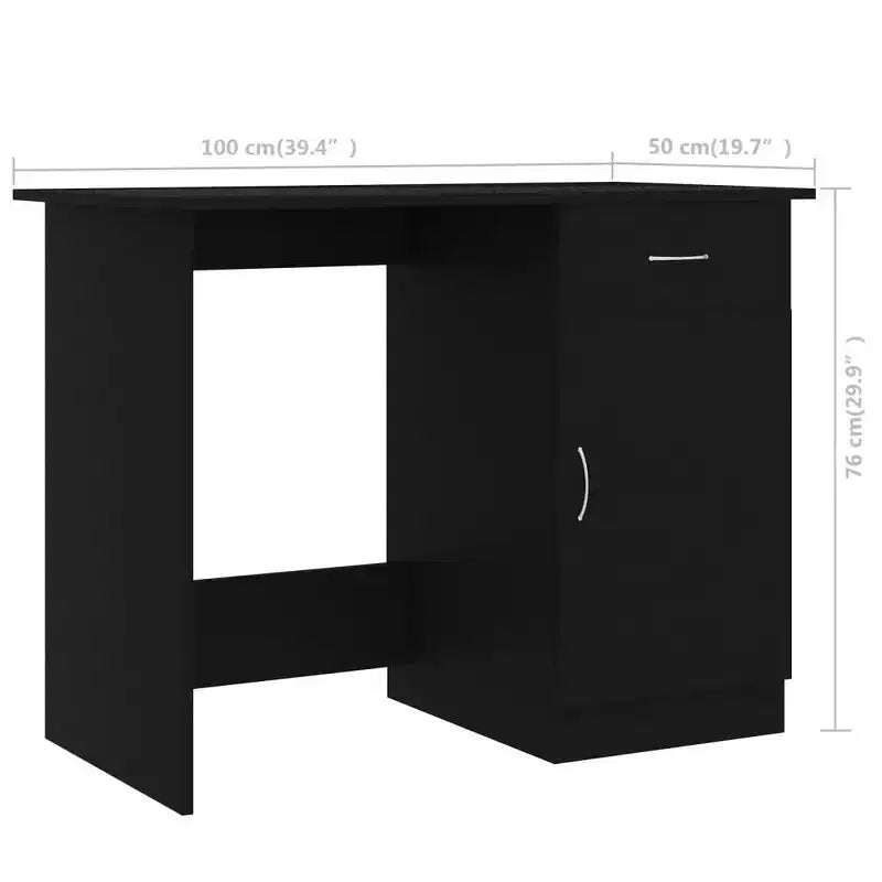 Scrivania Scrivania standard in legno composito grigio Sonoma