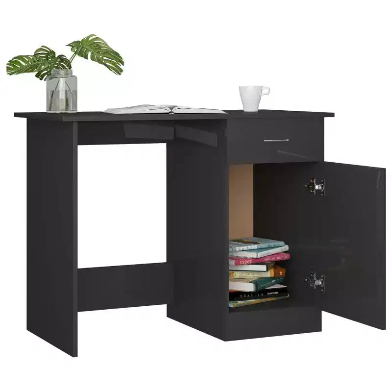 Scrivania Scrivania standard in legno composito grigio Sonoma