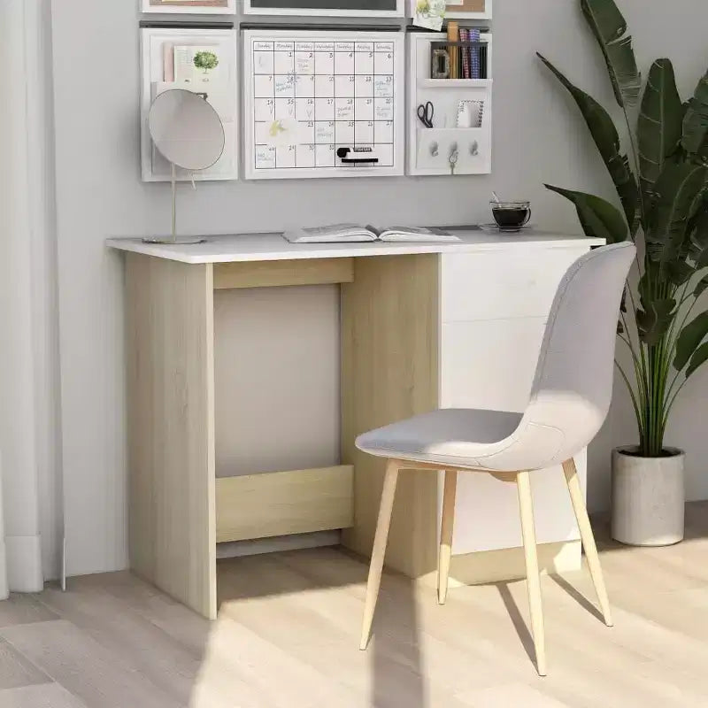 Scrivania Scrivania standard in legno composito grigio Sonoma