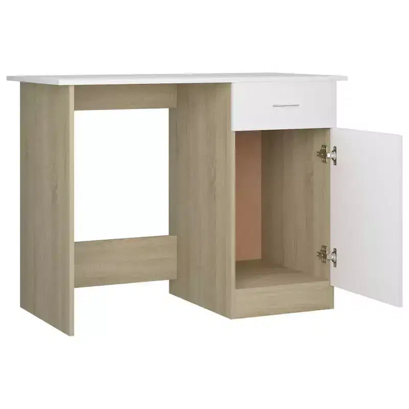 Scrivania Scrivania standard in legno composito grigio Sonoma