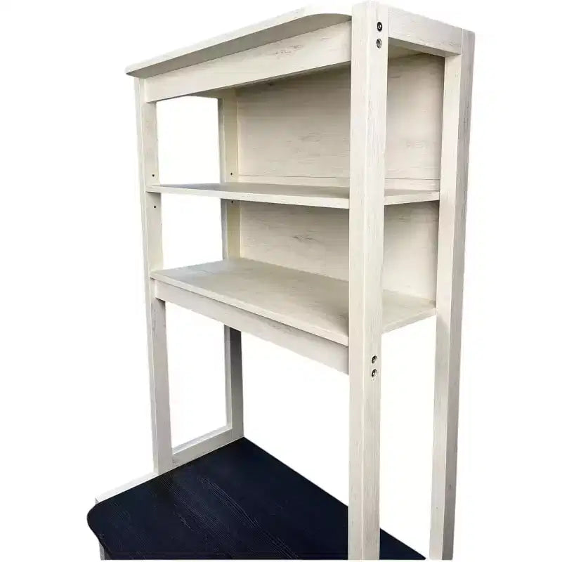 Scaffale da Panettiere a 5 Ripiani in Legno con Supporto per MicroondeScaffale Portaoggetti Autoportante per Cucina, Sala da Pranzo o Ufficio